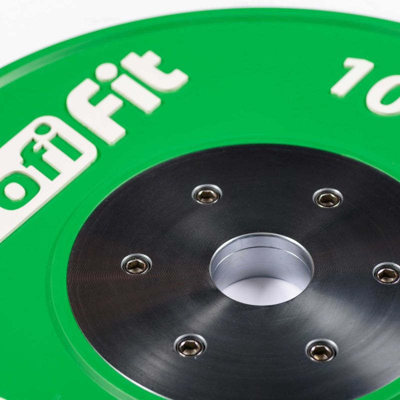 Диск профессиональный обрезиненный HARD цветной D51 мм PROFI-FIT 10 кг