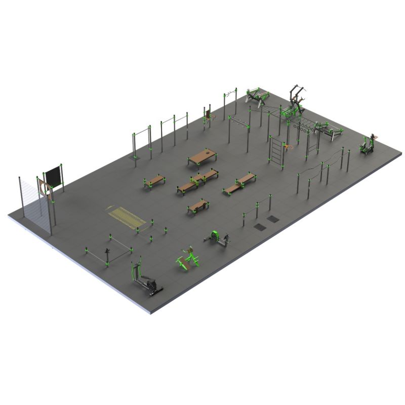 S-1022 GTO Спортивная площадка 350 кв.м ZAVODSPORTA