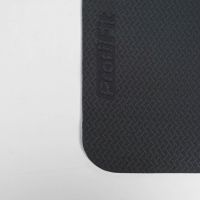 Коврик для йоги и фитнеса ПРОФ (угольно-черный) 5 мм PROFI-FIT