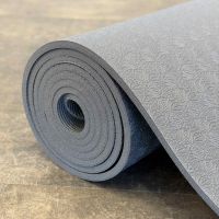 Коврик для йоги и фитнеса СТАНДАРТ (графит) 5 мм PROFI-FIT