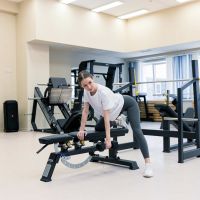 Гантель гексагональная обрезиненная PROFI-FIT  5 кг