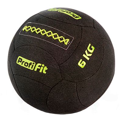 Медицинбол набивной кевларовый (Kevlar Wallball) PROFI-FIT