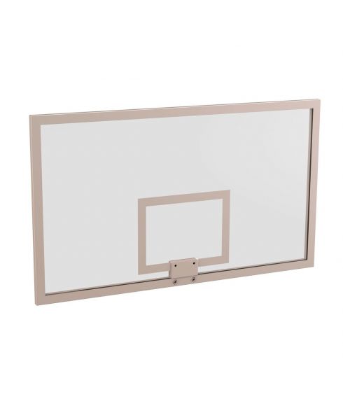 Щит баскетбольный игровой (стекло 10 мм) 1050х1800 мм ZAVODSPORTA