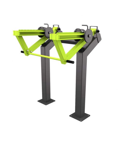 P-1804 Уличный тренажер Приседание с переменной нагрузкой ZAVODSPORTA