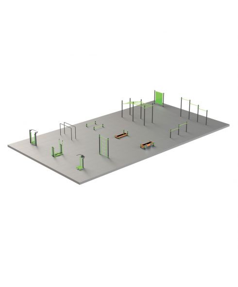 S-1013 Спортивная площадка 264 кв.м ZAVODSPORTA