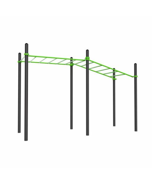 W314 Воркаут (рукоход в подъем, рукоход классический) ZAVODSPORTA